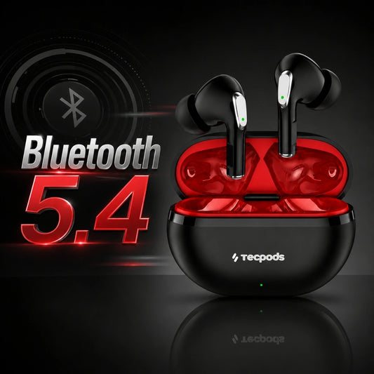 TecPods K70 | Bluetooth Earbuds | Deep Bass | 30-hour playtime