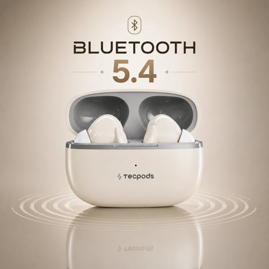 TecPods F50 | Bluetooth Earbuds | Deep Bass | 30-hour playtime