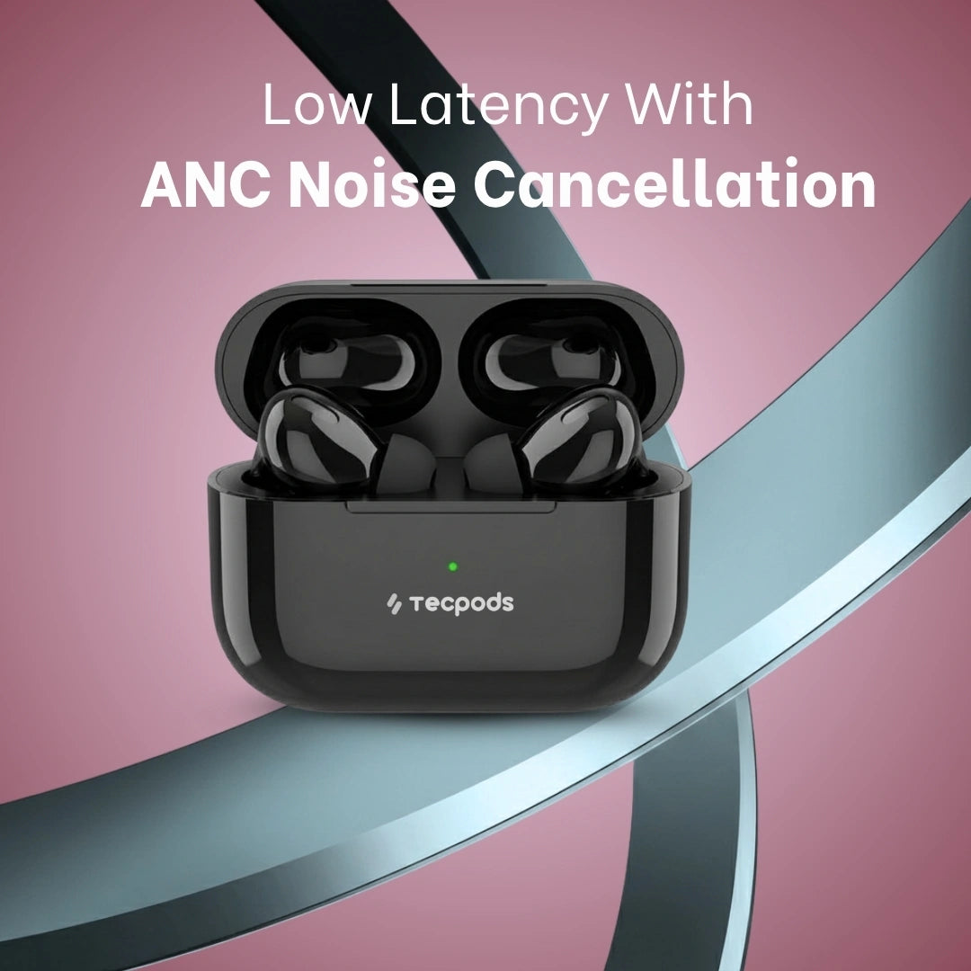 TECPODS Bluetooth Earbuds | Deep Bass | 30-hour playtime