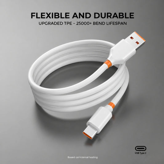 6Amp USB to Type-C Cable for Fast Charging