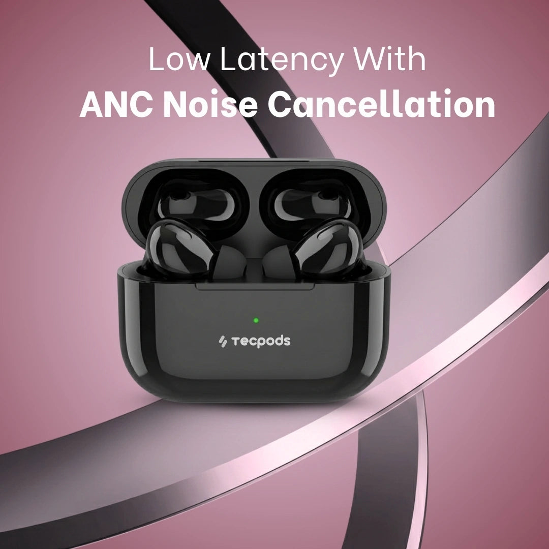 TECPODS Bluetooth Earbuds | Deep Bass | 30-hour playtime